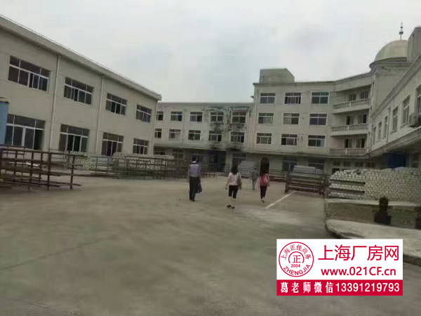 g1367 金山枫泾金山工业区独门独院工业用地12亩6300平米两栋厂房出售 带行车 超低价