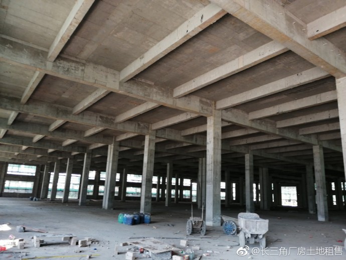 g2162 上海一小时车程 上海一百公里范围 湖州南浔 新建双层厂房出租 每层5200平方米 底层高7.8米 可分租